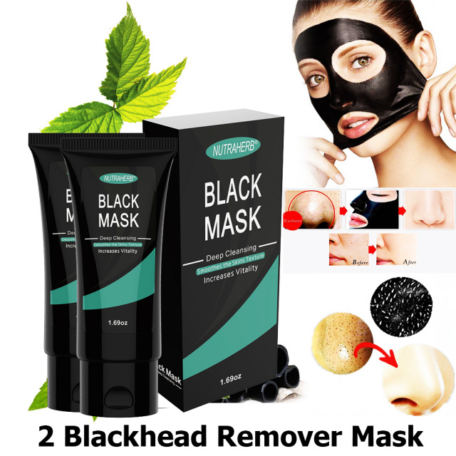 Charcoal Mask (2 Blackhead Removal Peel Off Mask) Best Blackhead Mask for Removing Blackheads Acne o